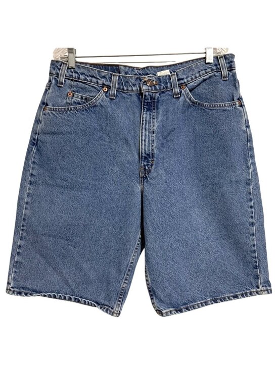 Levi's Other - Vintage‎ Levis 550 Jean Shorts Mens Size 38 Relaxed Fit Blue Cotton Denim 90s